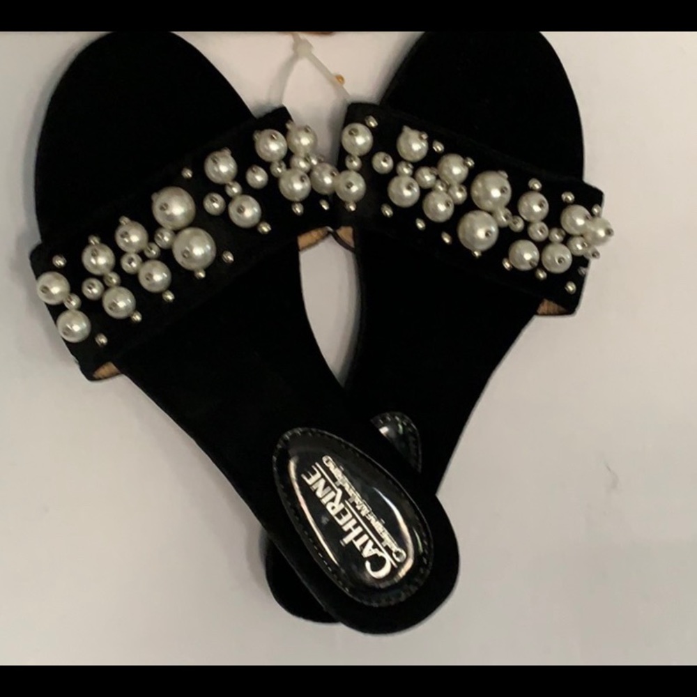 New Black slippers By Catherine Malandrino